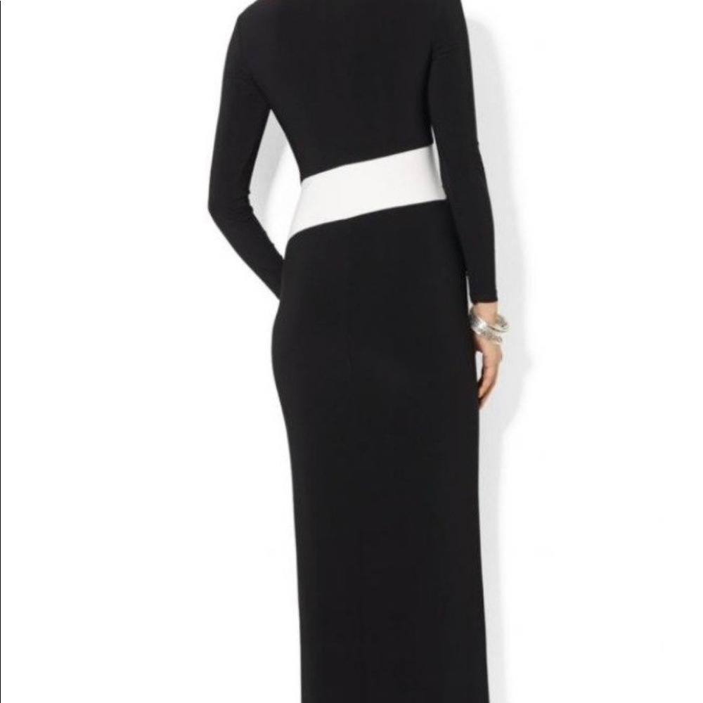 Ralph Lauren Black and White Gown